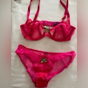 Agent Provocateur Pink Lingerie Set